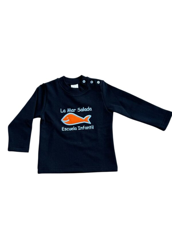 Sudadera de felpa con botones